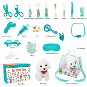 2025 nouveauté <span class=keywords><strong>Kit</strong></span> médical vétérinaire simulé pour enfants jeu de rôle médecin infirmier <span class=keywords><strong>jouet</strong></span> ensemble pour animaux de compagnie pour garçon et fille - Product Image 3