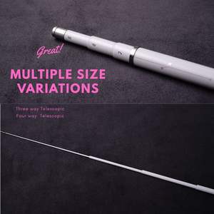 DK รับสั่งซื้อจำนวนน้อยได้ คันเบ็ดตกปลาชายหาดแบบยืดหดได้ 40T น้ำหนักเบาพิเศษ ผลิตจากคาร์บอนไฟเบอร์ รุ่น Real Shrimp สำหรับตกปลาในน้ำจืด - Product Image 6