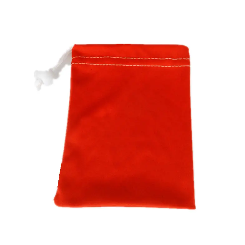 Pochette portable à cordon résistant aux chocs, sacoche de stockage de petite taille 9*18cm à cordon, sacs cadeaux anti-poussière en microfibre avec cordon