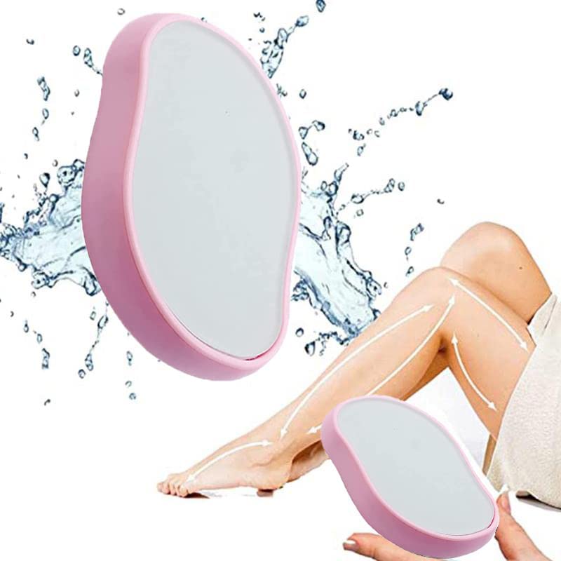 Розовый фиолетовый кристаллический ластик для волос, безболезненное многоразовое средство для удаления волос, депиляция для красоты тела