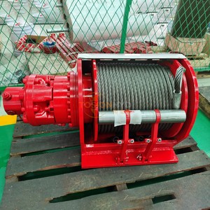 Treuil hydraulique personnalisé de 20 000 lb pour camions et bateaux, fabriqué avec un câble en acier et un frein hydraulique à 3 points - Product Image 2