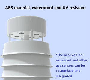 ABS ngoài trời Máy đo gió cảm biến siêu âm tốc độ gió và hướng Trạm thời tiết cảm biến cho đường cao tốc - Product Image 4