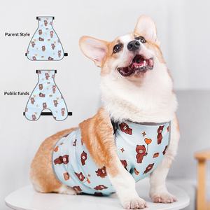 Vêtement de pluie pour chien en polyester à motif animal moderne d'été, imperméable, chaud, taille XXL, avec poche pour le ventre, accessoires pour animaux de compagnie - Product Image 5