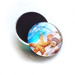 Customised Crystal Refrigerator 3D Clear <b>Round</b> Glass <b>Magnet</b> Sublimation <b>Magnets</b> for Fridge <b>Round</b> Crystal - Product Image 2