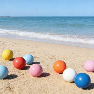 Palline Colorate in Resina per Set di <span class=keywords><strong>Bocce</strong></span> e Petanque, Mini Palline Bersaglio per Giochi all'Aperto sul Prato - Product Image 4