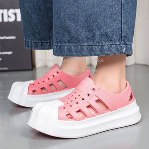 Gran oferta, novedad de verano, sandalias deportivas con <span class=keywords><strong>plataforma</strong></span> Baotou EVA para niños, zapatos informales con agujeros transpirables DE UN Pedal - Product Image 4