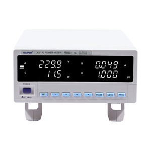 PM9801 LED 램프 테스트를 위한 기본 디지털 전력계 AC 알람 모델
