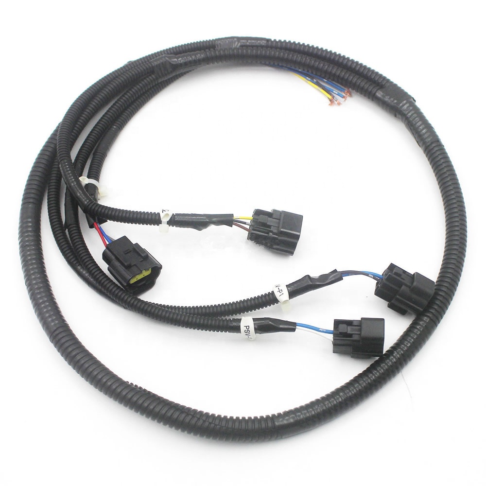PVC Tube Wiring Harness Electrical Cable Assembly VDE For Motorcycle Automobile