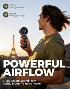 डिवेब्लूज़ <span class=keywords><strong>2026</strong></span> मिनी प्रशंसक 3600 माया उच्च गति वाले प्रदर्शन 100 पवन स्तर के रिचार्जेबल पोर्टेबल प्रशंसक आउटडोर उपयोग - Product Image 5