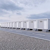 Maison Conteneur Préfabriquée Moderne à Installation Rapide, Villa Démontable en Kit pour Café Extérieur et Entrepôt