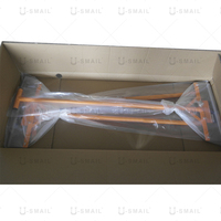 Racloir à glace pour sol robuste, outil manuel de nettoyage, manche en métal, lame 65MN, couteau plat en acier bleu industriel, ciseau de lissage