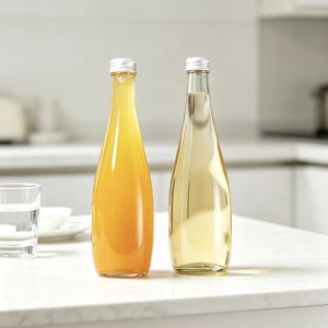 Bouteille vide en verre extra clair de 330 ml et 500 ml avec bouchon à vis pour shot de <span class=keywords><strong>gingembre</strong></span>, liqueur, vin - Product Image 3
