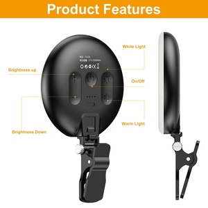 Lampe LED de remplissage pour smartphone, téléphone portable, caméra, diffusion en direct, photographie, selfie, beauté, maquillage, enregistrement vidéo en ligne - Product Image 3