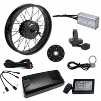 500W 750W 48V Fat Tire E-Bike Motor Umbausatz Hinterer Gewindemotor 25A Nabenmotor 20x4.0 Elektrofahrrad-Kit 20 26 750W