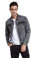 Veste en jean respirante pour hommes de taille plus OEM personnalisée tissu en coton de haute qualité de lavage aux pigments des fournisseurs chinois