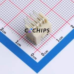 W200120K-8PY2423 Wire-to-Board Pin Header Bent Lead Through Hole,P=2mm Connector 2x4P 2mm Right Angle Insert PHB - Product Image 2