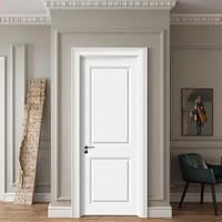 Porte intérieure moderne en MDF, HDF, mélamine, PVC, étanche, pour le marché américain, bureau, école, villa, hôtel, appartement, hôpital, chambre à coucher