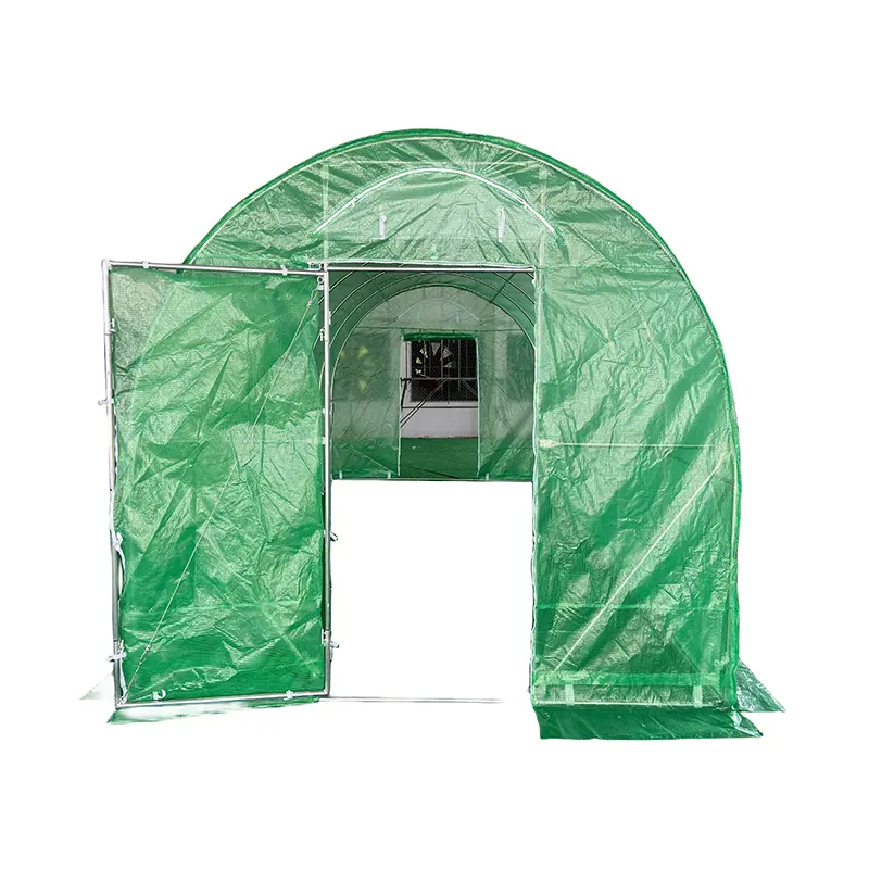 天津2024ホット販売4x3x2mビッグチューブプロフェッショナルシリーズPE上げガーデンベッドテントカバー植物ミニポリトンネル温室