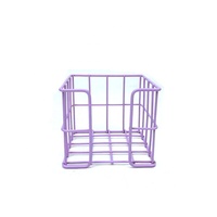 Panier de rangement de bureau DaS en fil métallique, boîte de rangement cosmétique pour comptoir