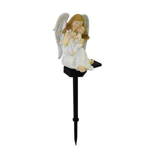 Offre Spéciale solaire LED le thème de la résine de statue d'amour <span class=keywords><strong>maternel</strong></span> pour ornement de pelouse de cour de balcon différents types de lumière solaire - Product Image 1