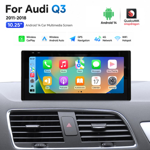 ZLH 10.25" Android 14 8 cœurs Écran tactile 1920*720 Carplay Auto pour <span class=keywords><strong>Audi</strong></span> <span class=keywords><strong>Q3</strong></span> 2013 2015 2016 2017 2018 Lecteur DVD de voiture <span class=keywords><strong>GPS</strong></span> 4G BT - Product Image 1