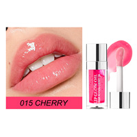 Gloss à lèvres liquide à marque privée, imperméable, hydratant, brillant, avec ingrédients chimiques, 5 couleurs, logo personnalisé