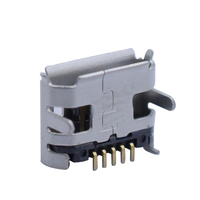Support d'achat unique personnalisation placage port de charge 5 broches connecteur micro usb femelle