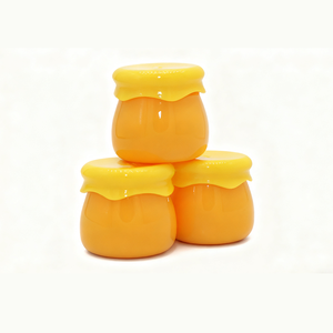 Contenedor de máscara de labios de tarro sellado lindo personalizado con una cuchara adjunta - Product Image 2