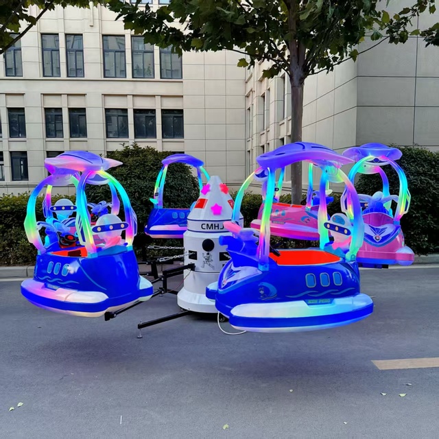 Customizable Outdoor Children Entertainment Electric Carousel Ride Swing Car Electronic Carousel