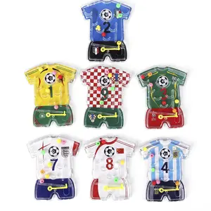 Hot Sale Plastic Brinquedos Educativos Futebol Futebol Jogo Mão Mini Pinball Labirinto Jogos Brinquedo Para Crianças