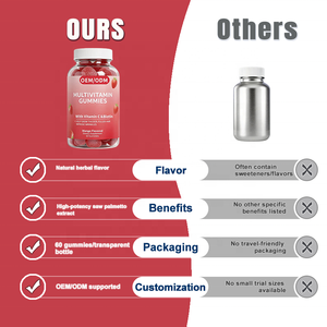 वयस्क मल्टीविटामिन गुम्मीज आम का स्वाद-विटामिन सी बायोटिन के साथ प्रतिरक्षा मोटा बालों की झुर्रियों में सुधार 2 प्रति सेवारत 60 - Product Image 2