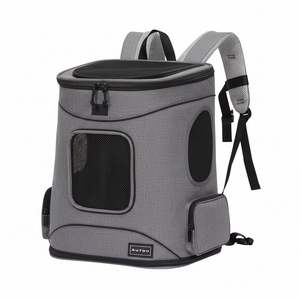Mochila Transportadora de Mascotas Personalizada OEM, Tela Oxford 600D, Ligera, Transpirable, Ventana de Malla para Perros y Gatos, Cierre de Cremallera, para Todas las Estaciones - Product Image 1