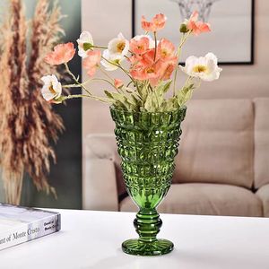 <span class=keywords><strong>Vaso</strong></span> in Cristallo Vintage Stile Europeo, Decorazione di Lusso per Soggiorno, Adatto per Fiori Idroponici e Rose - Product Image 4