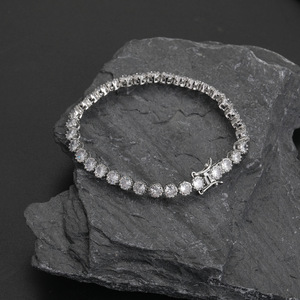 Nuevo Collar de Moda Lijing de 4mm con Pulsera de Tenis, Joyería Sencilla para Hombre Tanjing - Product Image 3