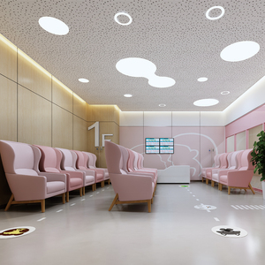 Fauteuil d'allaitement rembourré pour chambre de bébé d'hôpital, mobilier de maternité pour l'allaitement du bébé - Product Image 5