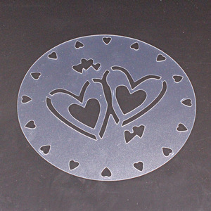 Offre Spéciale Bricolage 100% De qualité alimentaire 4 pièces 8 pouces <span class=keywords><strong>joyeux</strong></span> <span class=keywords><strong>Anniversaire</strong></span> PVC POCHOIRS Pour La Décoration De gâteau - Product Image 3