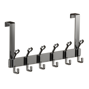 Meiruide - Perchero para Colgar Sobre la Puerta, Organizador de Ropa Rectangular para Montar en la Pared, Solución de Almacenamiento con Ganchos de Gran Tamaño - Product Image 5