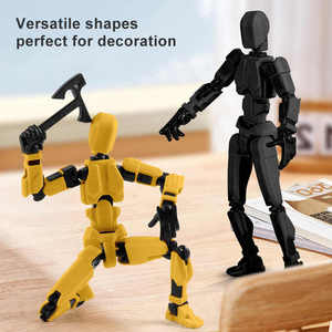 Luckykoo Hot Sell <b>Dummy</b> 13 Multi-Articular Action Figure 3D Printed Joint Movable Creative Decompression Doll Robot Toys - Product Image 4