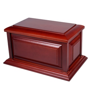 Bán Buôn Tang Lễ Urn Hộp Trượt Nắp Thiết Kế Tùy Chỉnh Lớn Bằng Gỗ Urns Cho Tro Của Con Người - Product Image 2