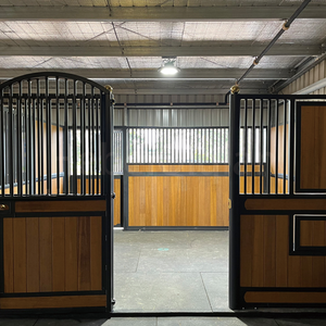 Qiqian perlengkapan penunggang kuda permanen, peralatan kuda berdiri stabil dengan pintu berengsel berkualitas Premium - Product Image 2