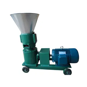 small capacity 100kg/h 2-6mm poultry feed making machine / pellet mill for feed