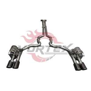 Échappement Catback Vortex Alvetronic pour Porsche Panamera 971 Voiture de course Acier inoxydable Poli miroir 1,5 mm d'épaisseur Système de silencieux - Product Image 1