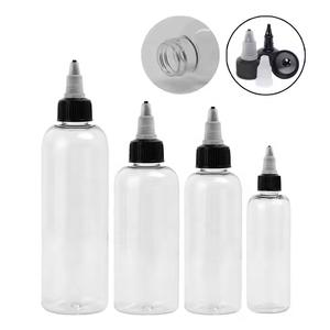 Flaconi in Plastica PET Trasparente per Cosmetici con Applicatore a Spremutura, 50ml-500ml, per Olio per Capelli e Miele, con Pompa Spray - Product Image 4