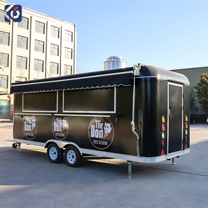 CAMPTRL Remorque alimentaire directe usine, équipement de cuisine mobile, camion de restauration rapide commercial, remorque de concession pour pizzas et café - Product Image 2