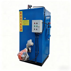 Générateur de vapeur au gaz naturel vertical automatique industriel homologué CE, <span class=keywords><strong>chaudière</strong></span> à eau chaude à haute efficacité pour centrale électrique - Product Image 2