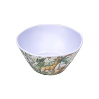 Bol en mélamine de qualité alimentaire incassable Bestwares, motif animal tropical jungle, pour la maison, la cuisine, le restaurant, la salade de fruits