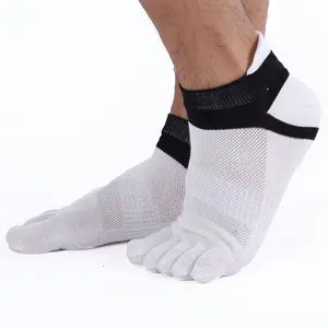 Mode coton hommes cinq doigts chaussettes sport cinq doigts 5 orteils chaussettes hommes