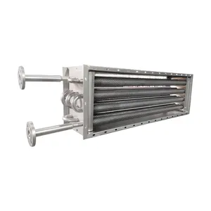 Factory Finned Tube Air Radiator Elbow Heat Transfer Oil Water Heat Exchanger Drying Matching Small Radiator