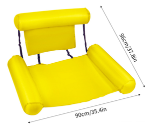 Chaise longue gonflable de l'eau de polyester de PVC portatif pliable jouant des jeux pour le <span class=keywords><strong>fauteuil</strong></span> de tapis <span class=keywords><strong>flottant</strong></span> coloré de temps de mise en commun - Product Image 6