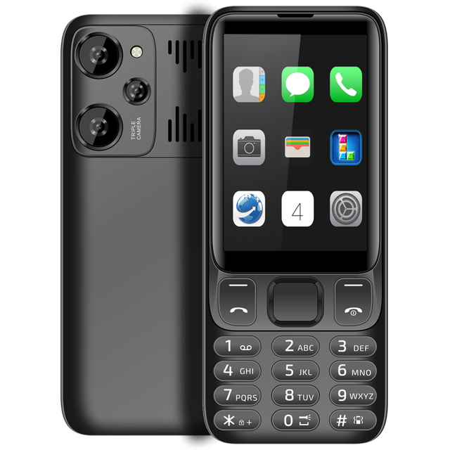 2G GSM Dual SIM MTK Chip 3.5 Inch Screen Big Screen bar Keypad Mobile Phone Feature Phone